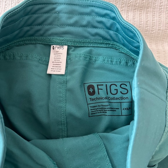 figs kade scrub pants in marine XXP - Picture 3 of 5